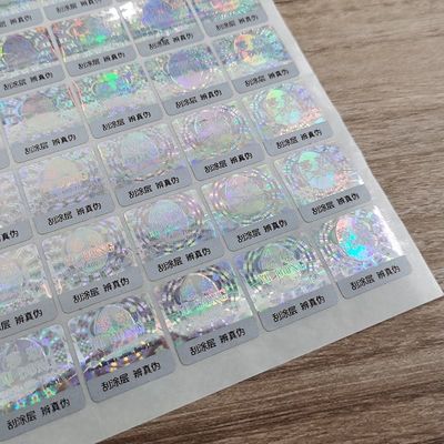 ODM Label Printer Custom Anti Counterfeit Cigarette Label CE