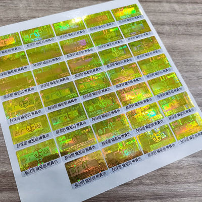 Removable Waterproof Custom Label Laser Customized Printed Label ISO9001