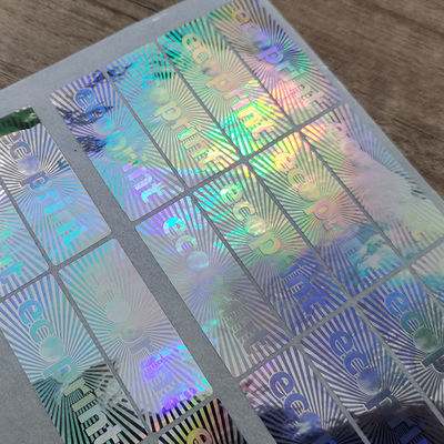 ODM Laser Revenue Stamp Duty Trademark Printable Hologram Stickers