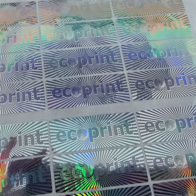 ODM Laser Revenue Stamp Duty Trademark Printable Hologram Stickers