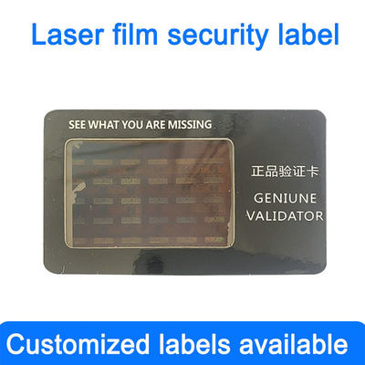 OEM Revenue Stamp Duty Trademark Print Sticker Custom Polarized Light