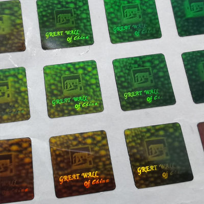 Customized Anti Counterfeiting Sticker Paper Vinyl PET CMYK/Pantone Roll Sheet OEM/ODM Accepted