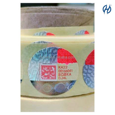 Custom Security Seal Stickers CMYK/Pantone Design Various Materials For Die Cut Packaging