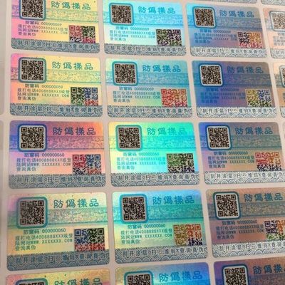 Anti Counterfeit Premium Wine Label UV Embossed Waterproof Security Label Stickers