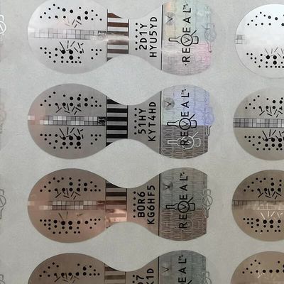 Anti Counterfeit Premium Wine Label UV Embossed Waterproof Security Label Stickers