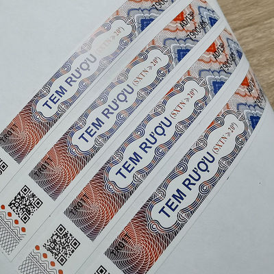 Customized Security Label Stickers for Secure Packaging with Personalized Design Sheet/Roll Packaging