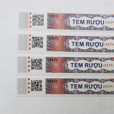 Customized Security Label Stickers for Secure Packaging with Personalized Design Sheet/Roll Packaging