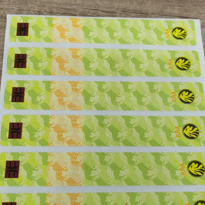 Silk Screen Anti Counterfeiting Label for Customized Luxury Products in CMYK/Pantone