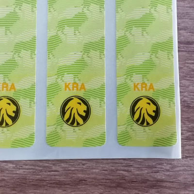 Silk Screen Anti Counterfeiting Label for Customized Luxury Products in CMYK/Pantone