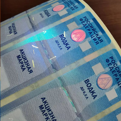 Customizable Security Label Stickers with Offset/Silk Screen/Digital Printing