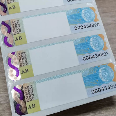 Custom CMYK/Pantone Security Stickers For Authenticity Verification