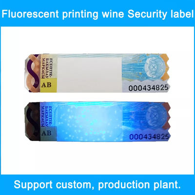 Custom CMYK/Pantone Security Stickers For Authenticity Verification