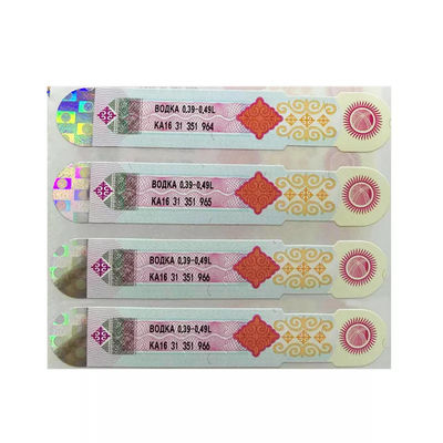 Sheet/Roll Packing Anti Counterfeiting Label with Customized Thickness