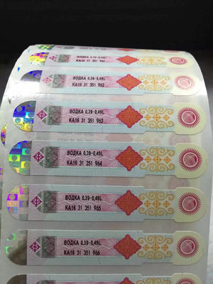 Sheet/Roll Packing Anti Counterfeiting Label with Customized Thickness