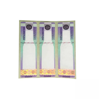 Duty Excise Stamp For Wine Security Anti Counterfeiting Stamps With Invisible QR Code