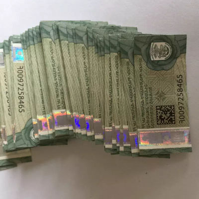 Customized Cigarette Stamp Duty Printing Cigarette Private Holographic Sticker