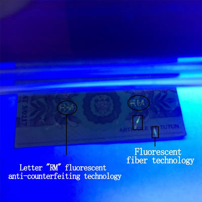 Security Anti Counterfeiting Stamps Polarized Color Change With Invisible QR Code