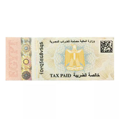 Hologram California Tobacco Tax Stamp Russian Cigarette Tax Stamp OEM