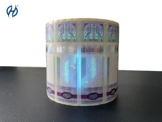 High Security Custom Tax Stamps With Adhesive And Holographic Features