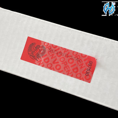 Custom Printing Security Label Stickers Tampered Proof Void Seal Stickers