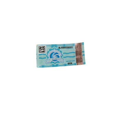 Custom Logo Rolled Cigarette Duty Paid Label Cigarette Security Labels
