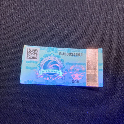 Micro Text Tax Stamp Duty Security Paper Adhesive For Tax Stamp