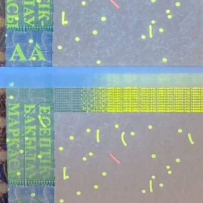 Tax Stamp Duty Rainbow Effect Custom Hologram Sticker