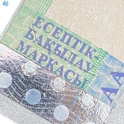 Custom Order Anti-counterfeiting Tobacco Tax Stamp with Holographic Hot Stamping/Security Anti-copy Design
