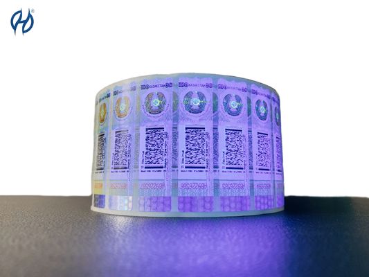 Customized Anti Counterfeit Tax Stamp Duty CMYK + Pantone Color Printing ODM OEM