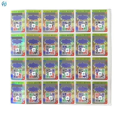 Customized Offset Security Label Stickers CMYK/Pantone Printing