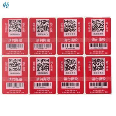 Custom Security Label Stickers with Offset/Silk Screen/Digital Printing on Paper/Vinyl/PET - OEM/ODM Accepted