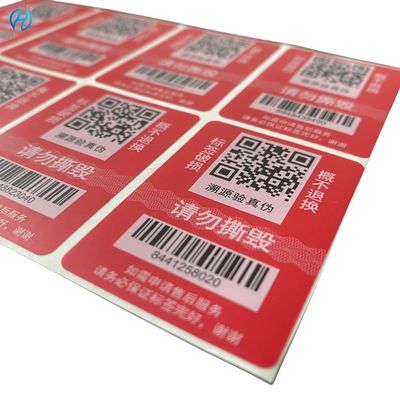 Custom Security Label Stickers with Offset/Silk Screen/Digital Printing on Paper/Vinyl/PET - OEM/ODM Accepted
