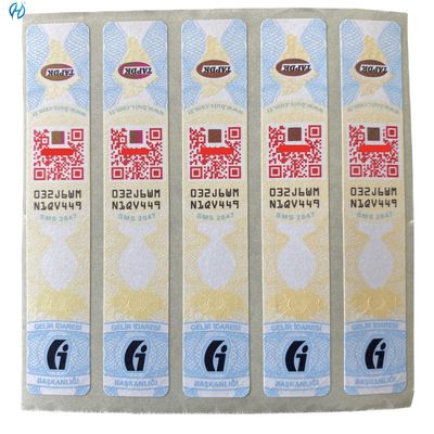 Customized Luxury Products Official Anti Counterfeiting Security Seal Stickers