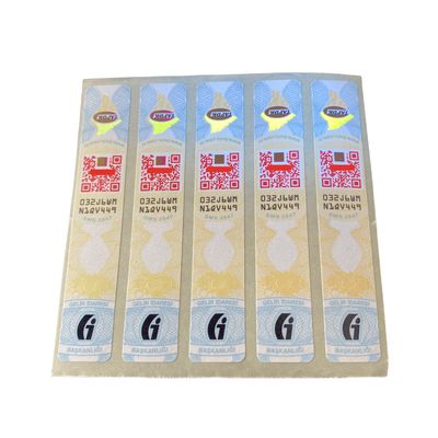 Customized CMYK/Pantone Security Stickers For Offset And Digital Printing