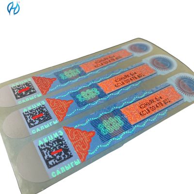 Roll/Sheet Packing Holographic Security Stickers - Customization Available