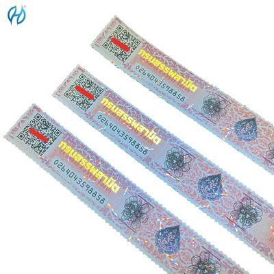 Custom Holographic Security Stickers Vinyl Label Promotion with Custom Design Offset Printed Waterproof Durable