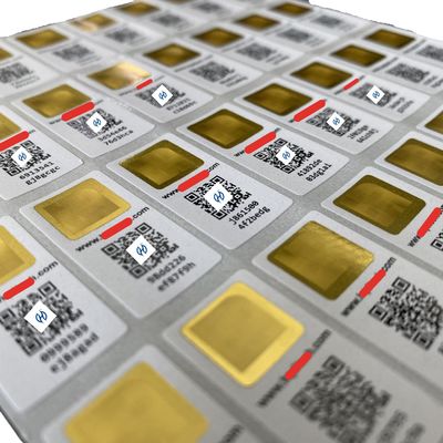 Customizable Holographic Sticker Labels Offset Printed with Unique Security Features