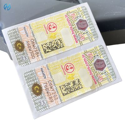 Customized Offset Silk Screen Security Seal Stickers For Enhanced Protection