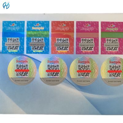 Offset Printing Custom Security Labels Paper Vinyl PET Die Cut Stickers Silk Screen Digital Print