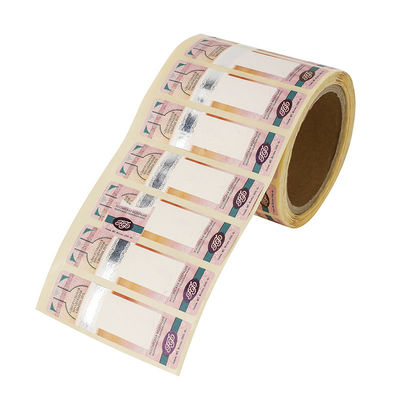 Custom Security Label Stickers CMYK/Pantone Offset/Silk Screen Printing Customized Design