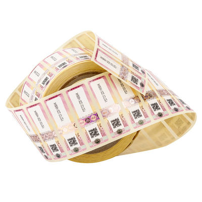 Customized CMYK Security Label Stickers Die Cut Sheet/Roll Paper/Vinyl/PET Offset/Silk Screen/Digital
