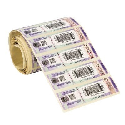 Customized CMYK Security Label Stickers Die Cut Sheet/Roll Paper/Vinyl/PET Offset/Silk Screen/Digital