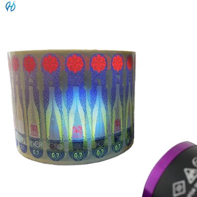 Bottles Glass Personalized Wine Label Stickers Polarizing Laser