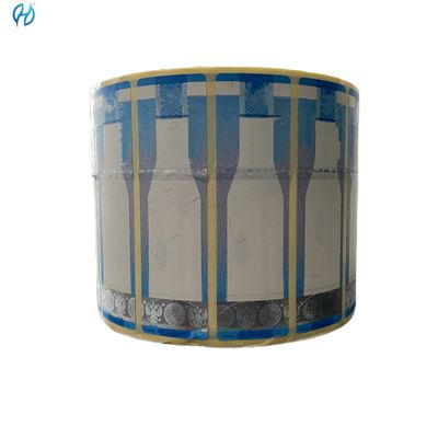 Secure Custom Printing Sticker Waterproof UV Resistant Rectangle Circle Oval Labels
