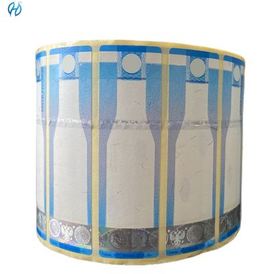 Secure Custom Printing Sticker Waterproof UV Resistant Rectangle Circle Oval Labels