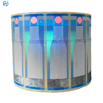Secure Custom Printing Sticker Waterproof UV Resistant Rectangle Circle Oval Labels