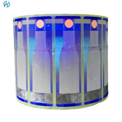 150gsm Anti Counterfeit Hologram Qr Code Sticker Security Label Verification System