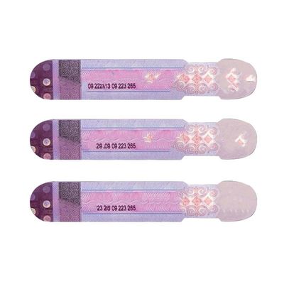 Customizable Wine Bottle Tax Stamps with Rainbow Printing Invisible UV Finish Secure Adhesive