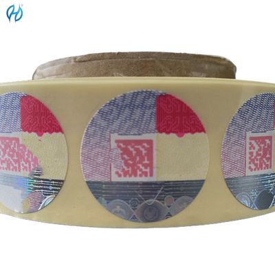 Customized Security Label Stickers Paper Vinyl PET CMYK/Pantone Roll Sheet OEM/ODM Accepted