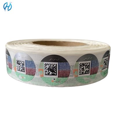 CMYK Pantone Printing Custom Tax Stamps With Anti-counterfeiting IR Technology